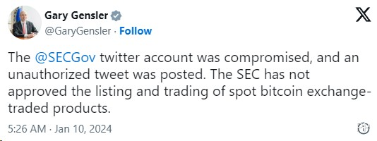 SEC Account Hacked, False Bitcoin ETF Approval News Sparks Market Volatility - Trade News - 3
